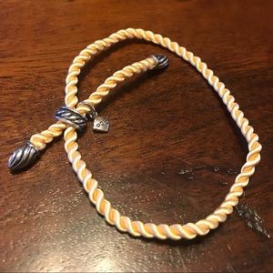 David Yurman bracelet with silver tone accents